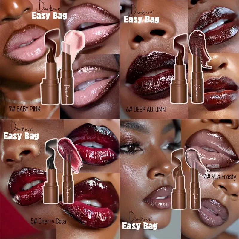 Luminous Lip Combo – Waterproof Matte Liner & Pearlescent Glass-Shine Lipstick