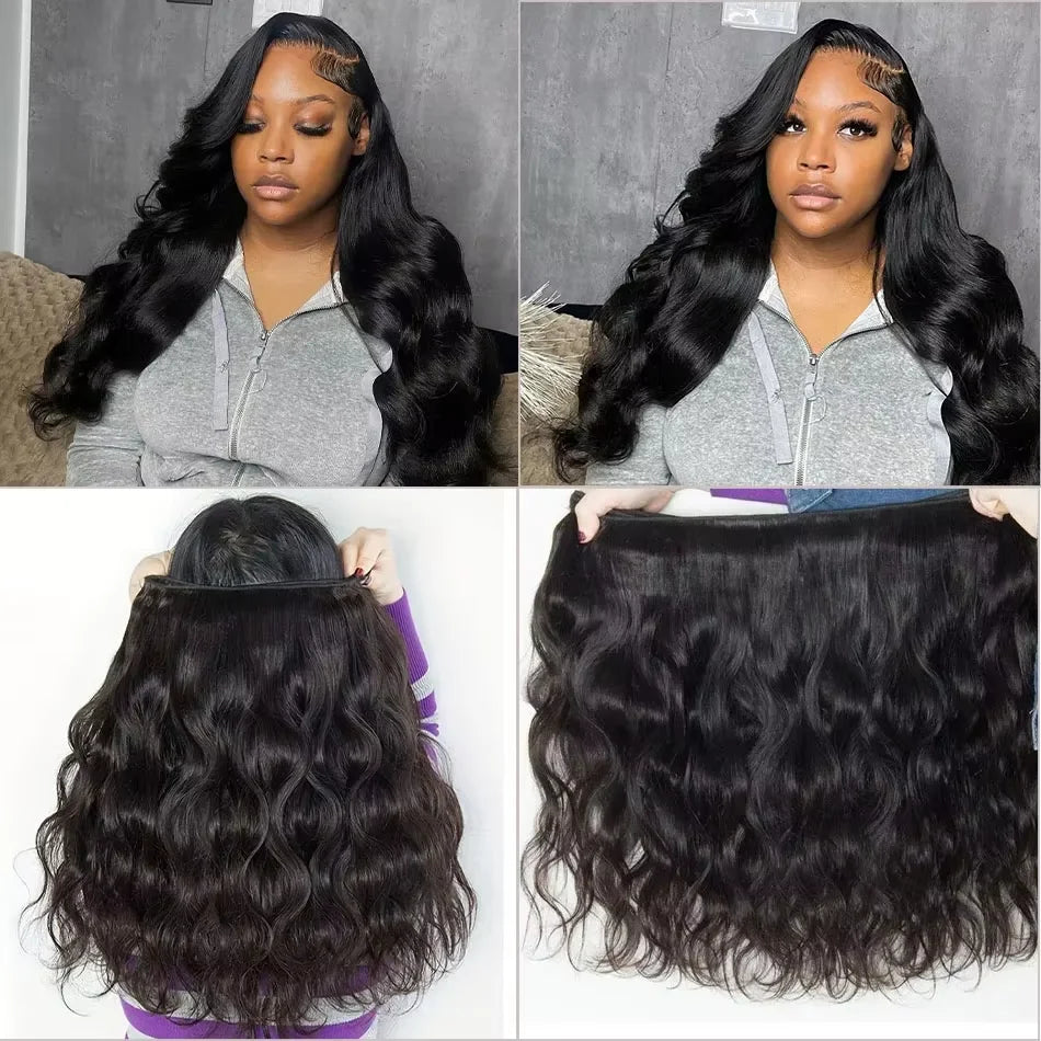 100% Raw Unprocessed Body Wave Bundles – 16A Grade Virgin Brazilian Hair Extensions