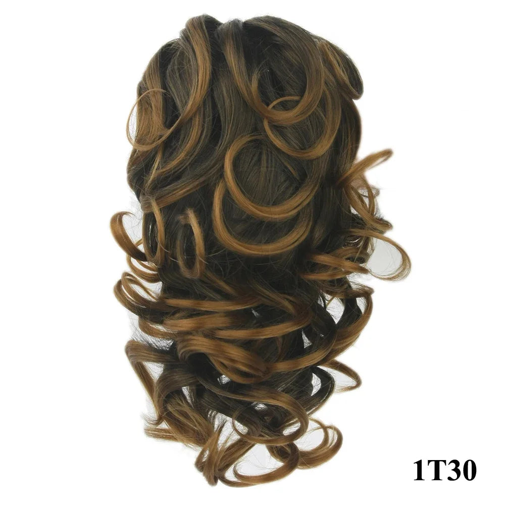 Short Curly Claw Clip Ponytail Extension – Synthetic Hair