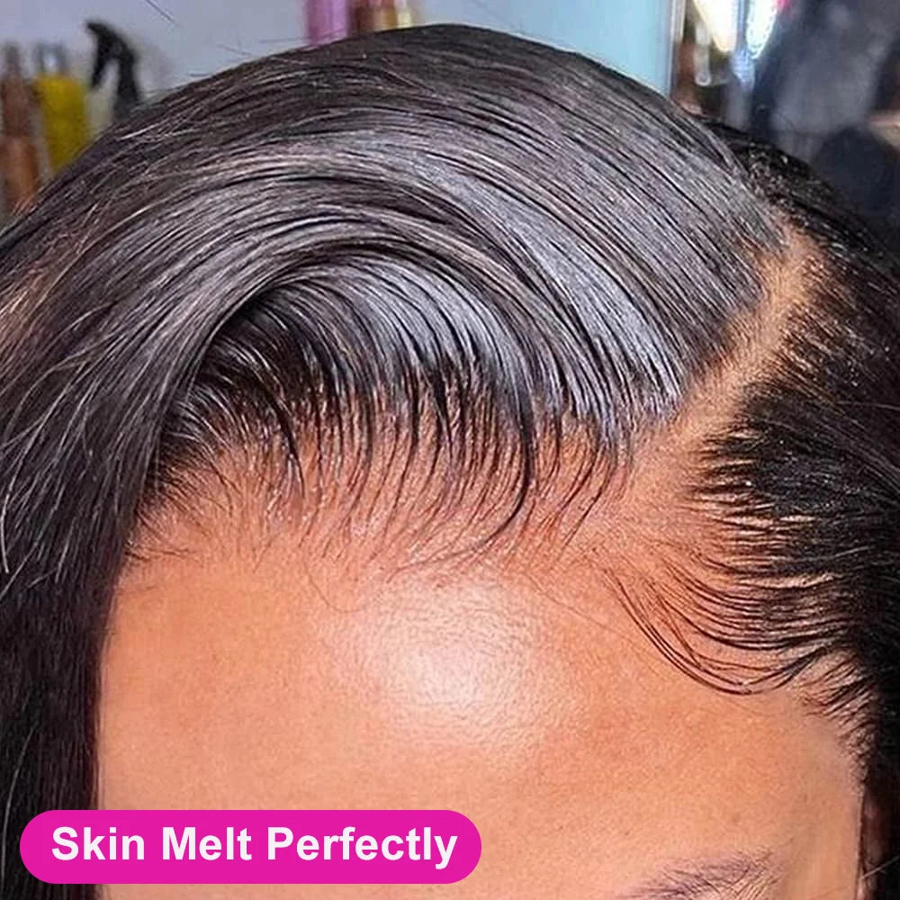 13x4 HD Transparent Lace Front Pixie Cut Wig – 200% Density Short Straight Brazilian Human Hair Wig