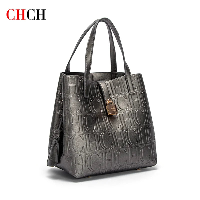 Luxury Embossed Leather Tote Bag for Women ✨