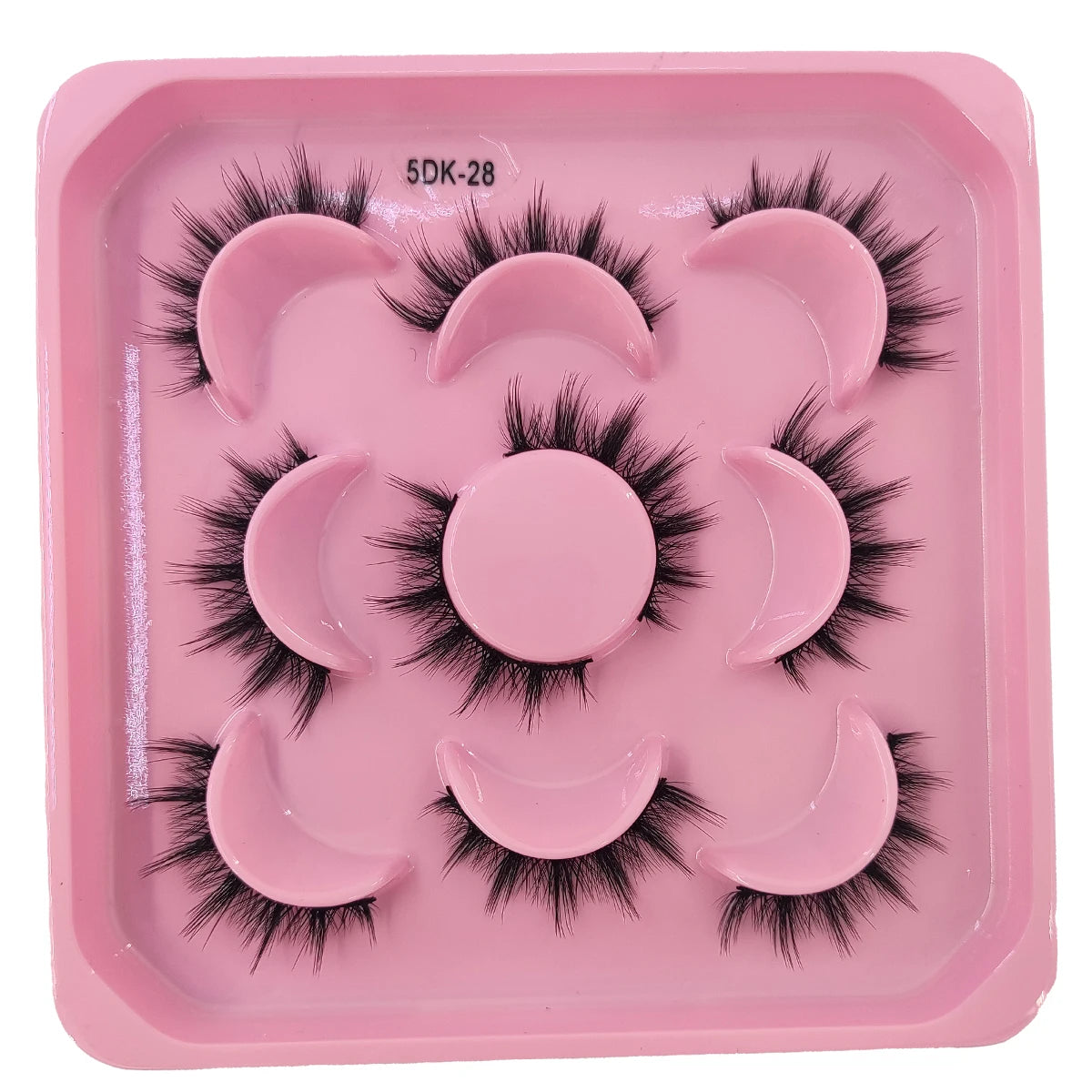 3D Fluffy Cat Eye Lashes – Soft, Wispy Natural Glam (5-Pair Set)
