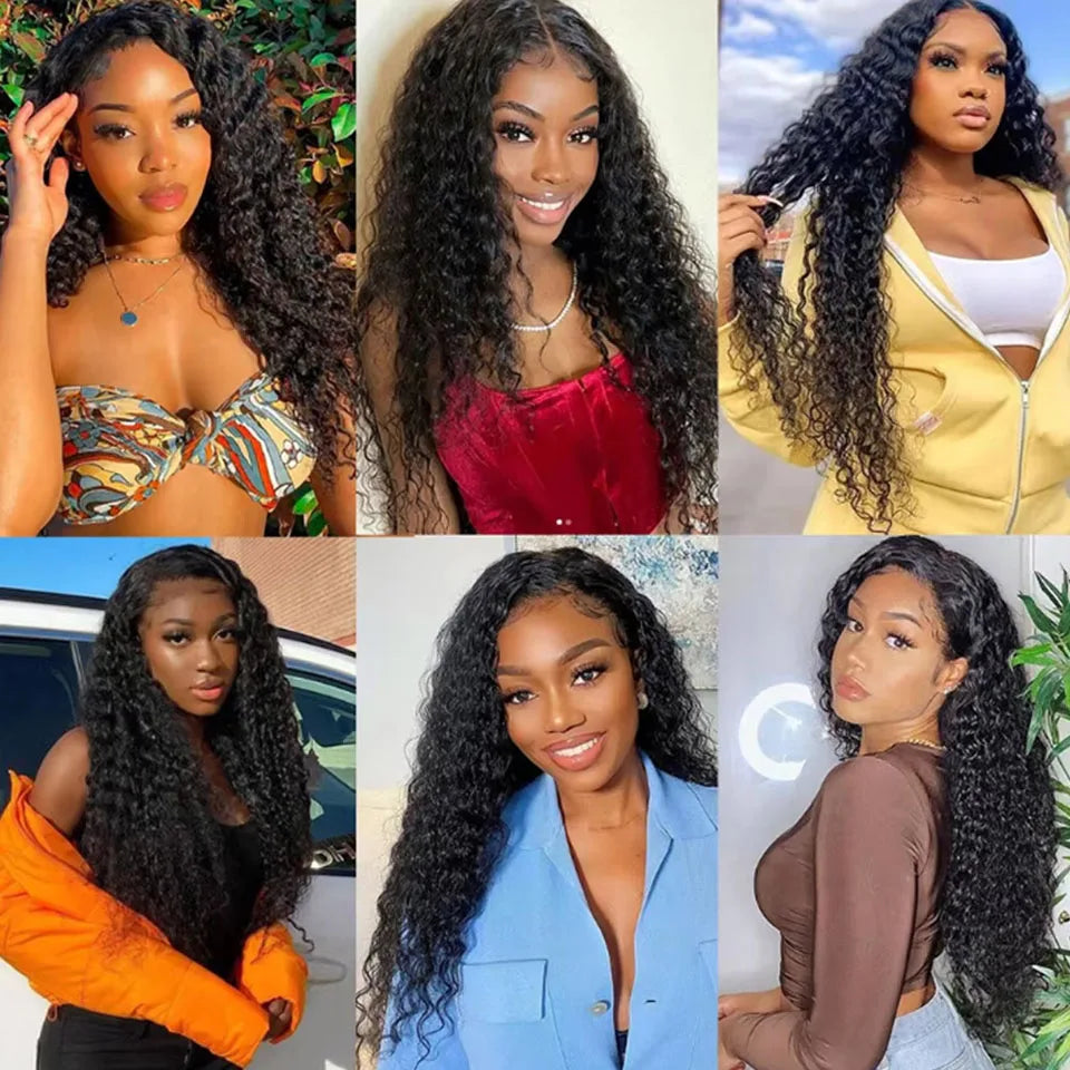 Mongolian Kinky Curly Human Hair Bundles | 8–30 Inch Natural Curly Virgin Hair Weave Bundles