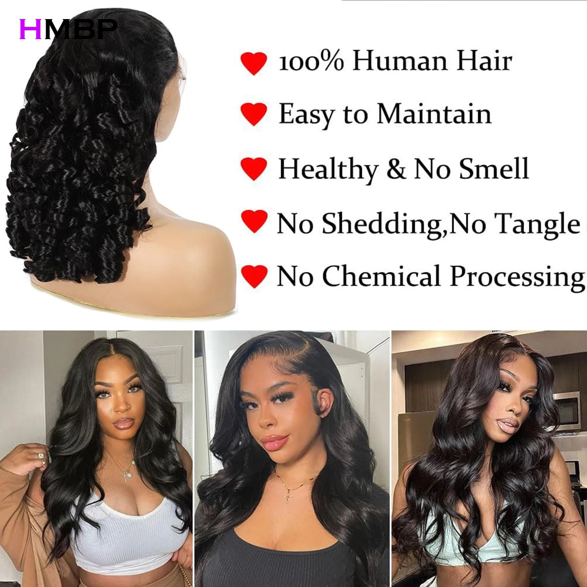 Ultra-Thick 425g Loose Deep Wave Wig | 360 HD Transparent Lace Frontal | Premium Brazilian Virgin Human Hair