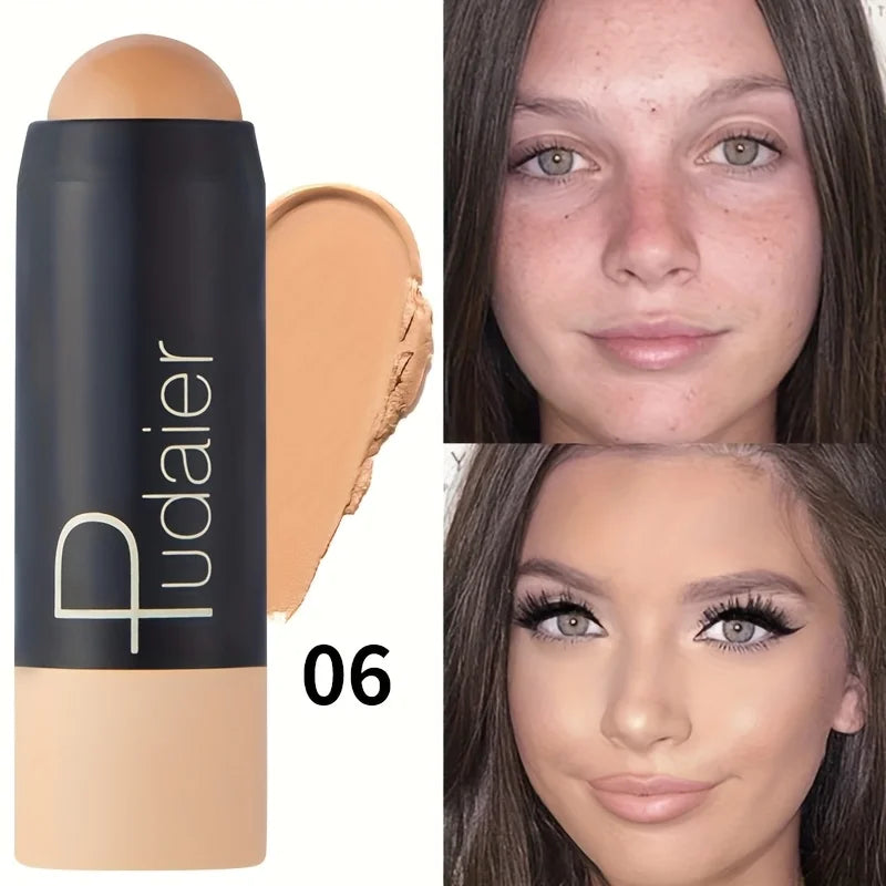 Pro-Finish 2-in-1 Foundation & Concealer Stick – Full Coverage & Waterproof