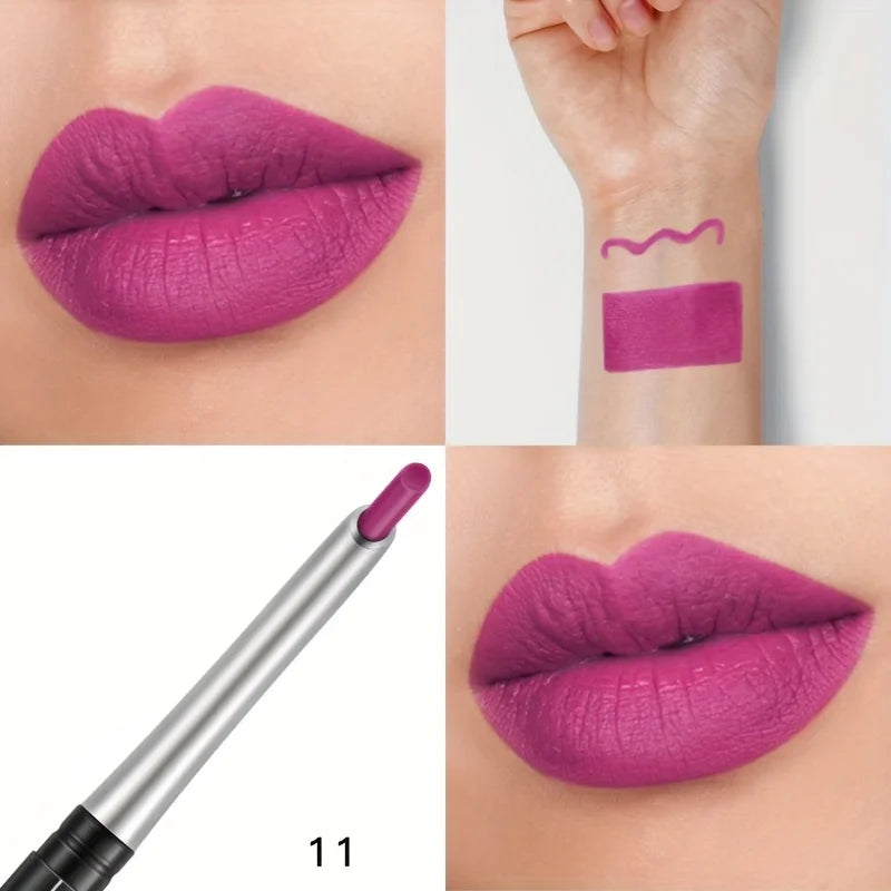 Everlasting Matte Lip Liner & Contour Pencil – 24H Waterproof Wear