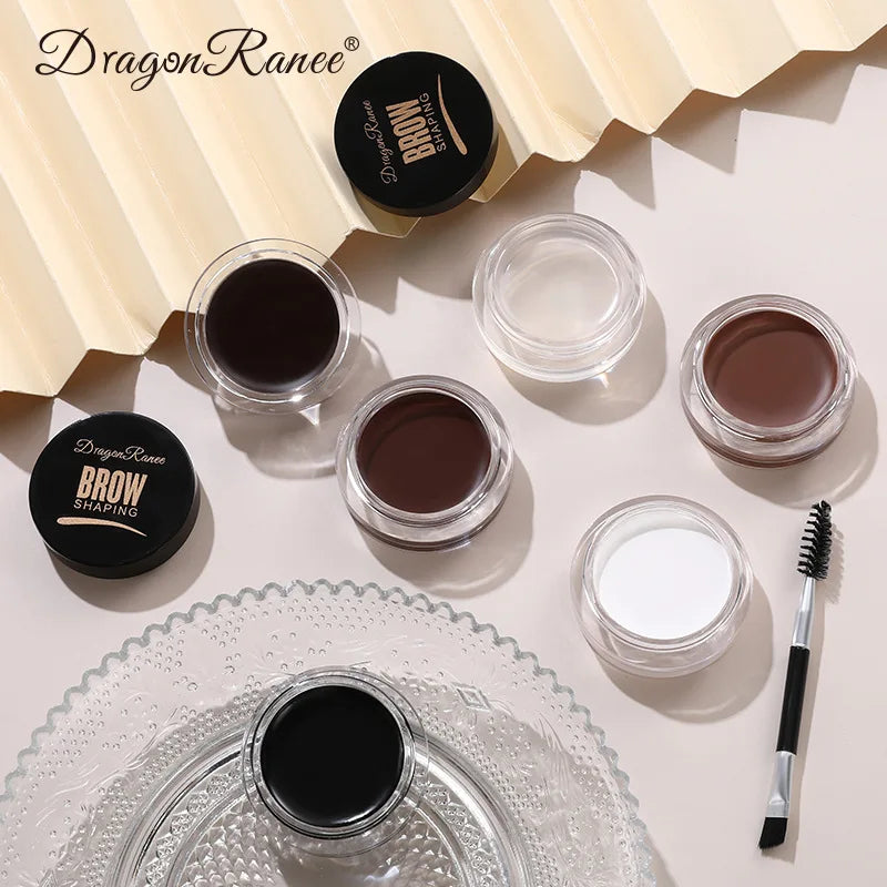 Dragon Ranee Wild Eyebrow Styling Cream: 3D Feathery Brow Soap & Clear Setting Wax