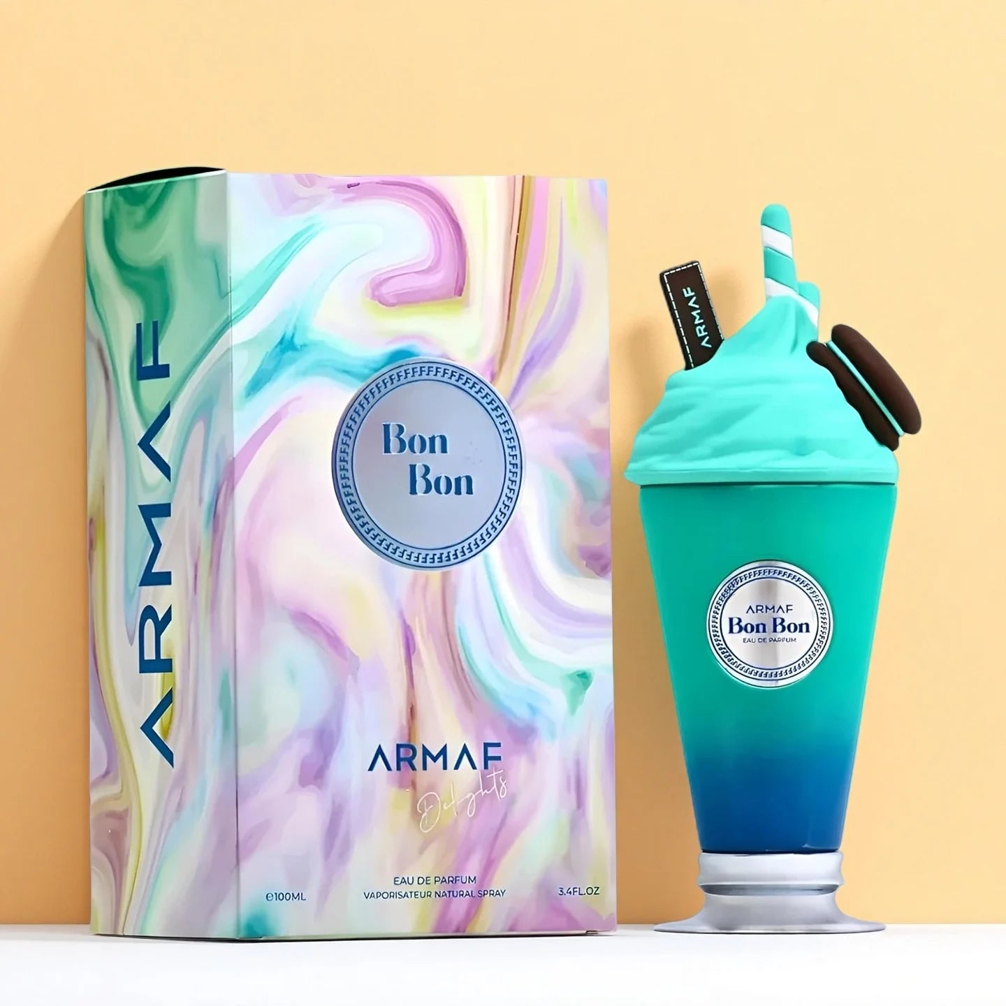 Armaf Bon Bon Eau de Parfum 100ml (3.4oz) – Luxury Women’s Vanilla Gourmand Perfume Gift Fragrance