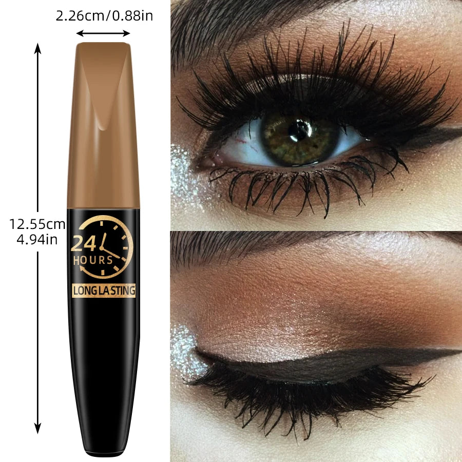 Waterproof 5D Silk Fiber Mascara – Instant Eyelash Extension & Lengthening Formula