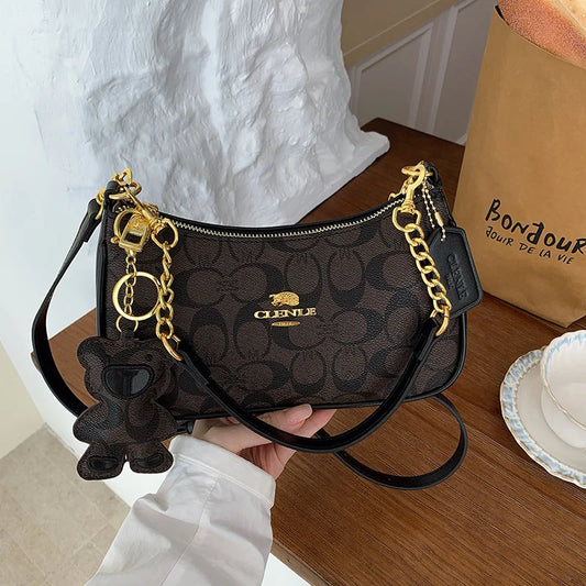 Retro Small Square Crossbody Bag – Elegant Vegan Leather Handbag for Women
