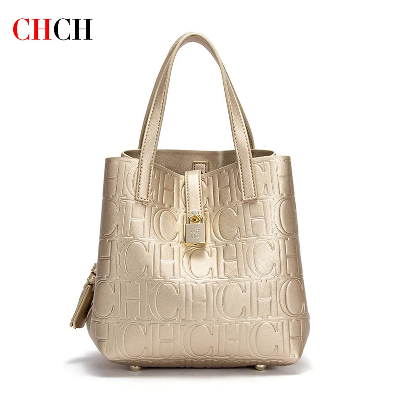 Luxury Embossed Leather Tote Bag for Women ✨