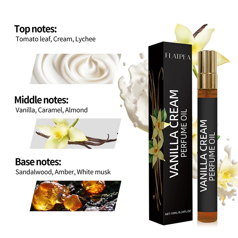 France Gourmet Vanilla Cream Perfume - Unisex Passion Vanilla EDP Spray - Long-Lasting Fragrance