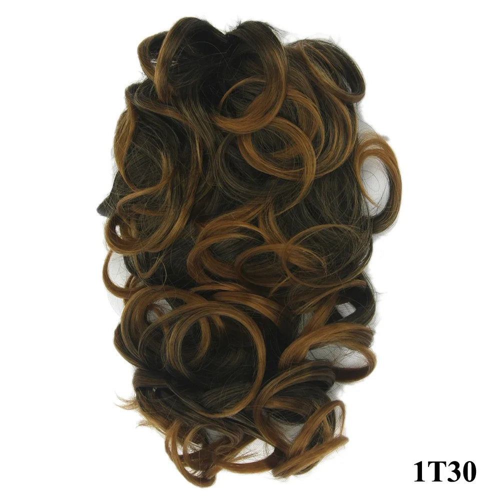 Short Curly Claw Clip Ponytail Extension – Synthetic Hair