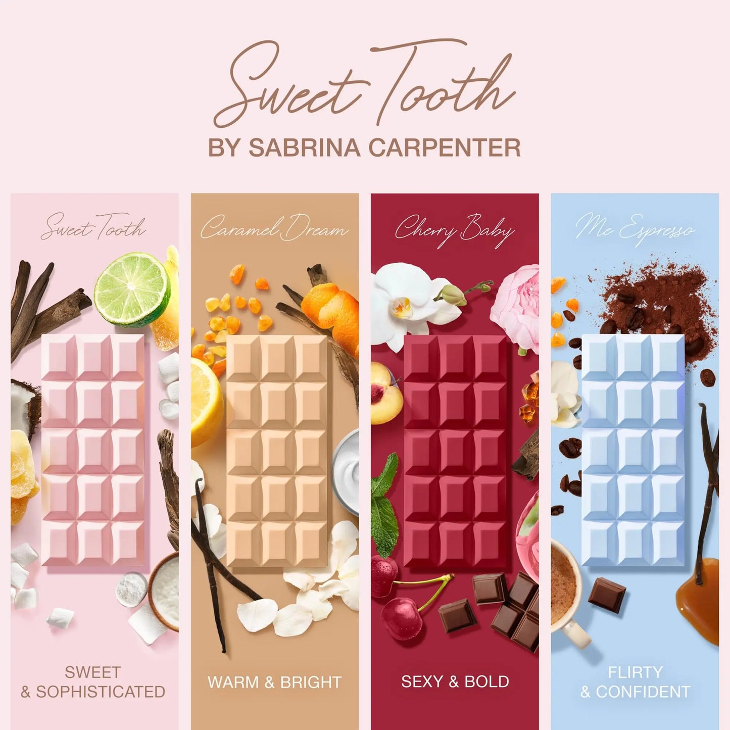 🍒 Sweet Tooth Perfume by Sabrina Carpenter – Gourmand Eau de Parfum, Viral Cherry Baby / Caramel Dream /Long Lasting