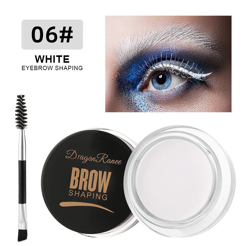 Dragon Ranee Wild Eyebrow Styling Cream: 3D Feathery Brow Soap & Clear Setting Wax
