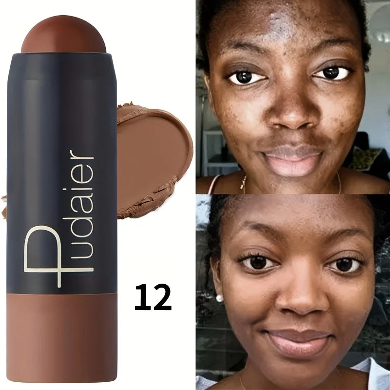 Pro-Finish 2-in-1 Foundation & Concealer Stick – Full Coverage & Waterproof