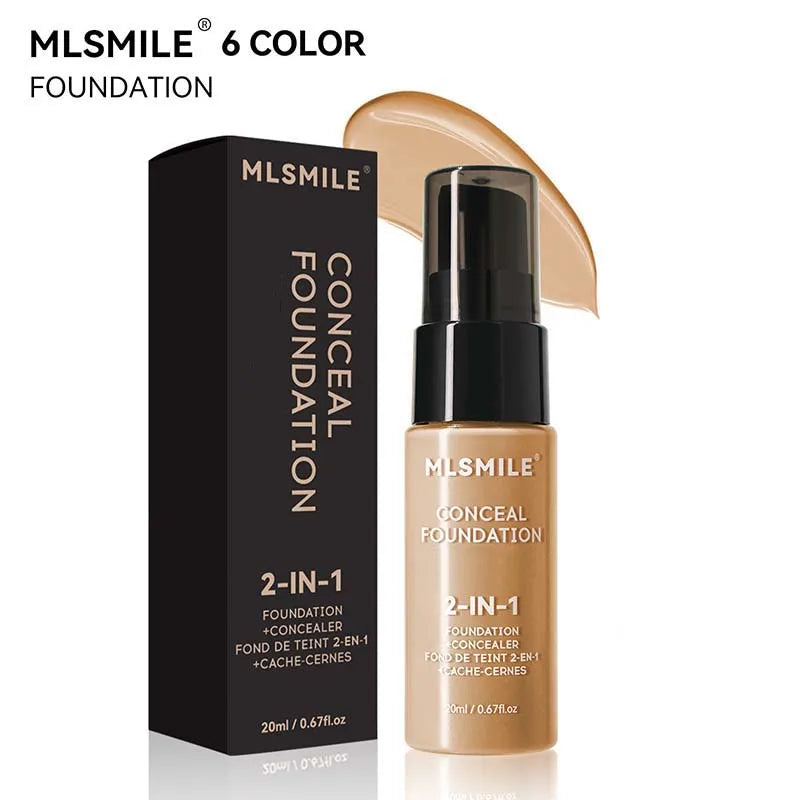 Flawless Matte BB Cream Foundation – Oil-Control, Waterproof, Long-Lasting Full Coverage Concealer Base