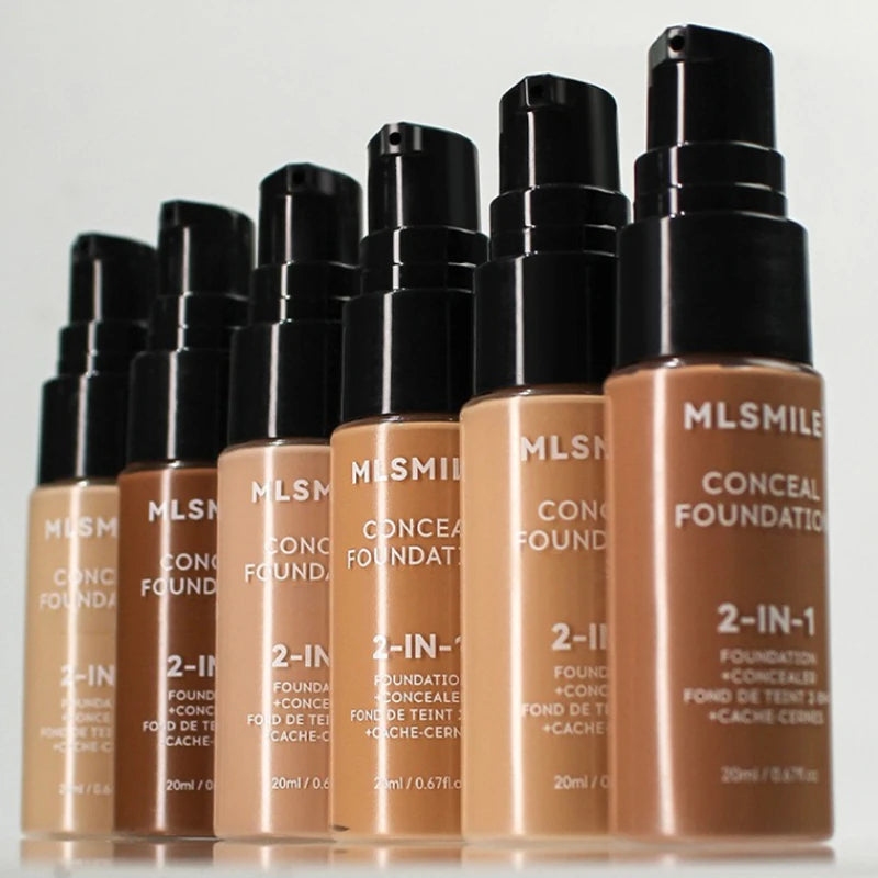 Flawless Matte BB Cream Foundation – Oil-Control, Waterproof, Long-Lasting Full Coverage Concealer Base