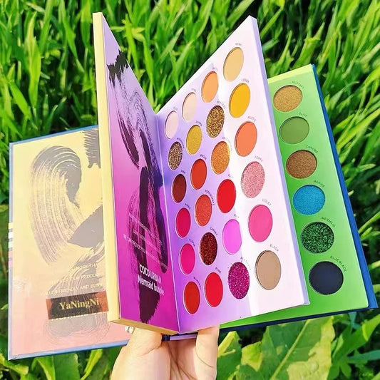 Infinite Color Palette – 72 Shades of Matte, Glitter & Pearlescent Shimmer