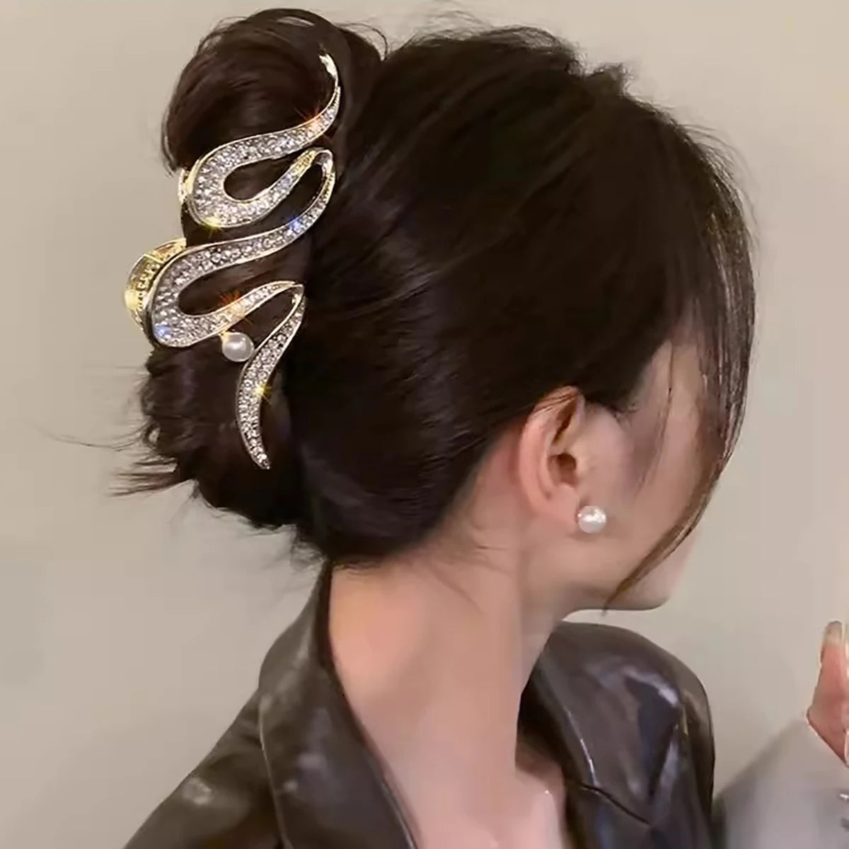 Luxury Irregular Metal Hair Claw Clip