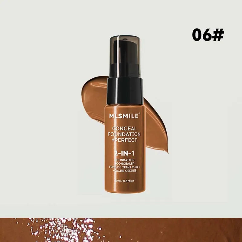 Flawless Matte BB Cream Foundation – Oil-Control, Waterproof, Long-Lasting Full Coverage Concealer Base