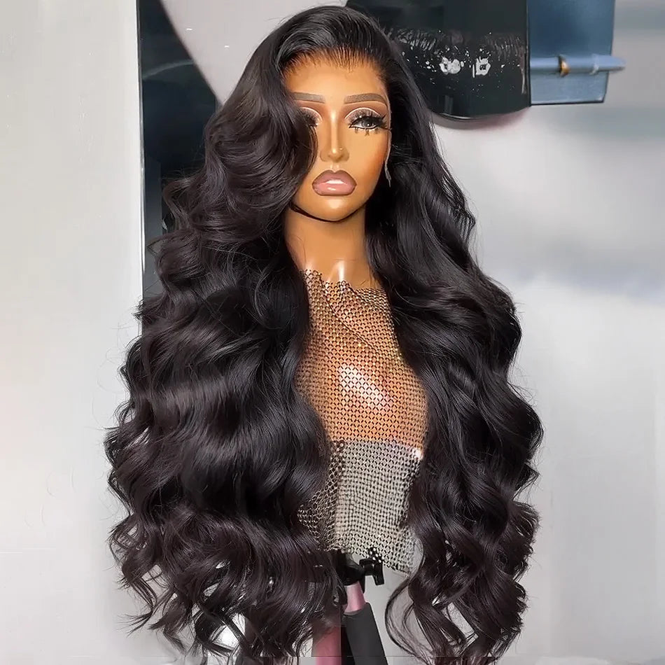 HD Lace Body Wave Human Hair Wig - 250% Density 13x6 Frontal & 5x5 Glueless Options (30-40 Inch)