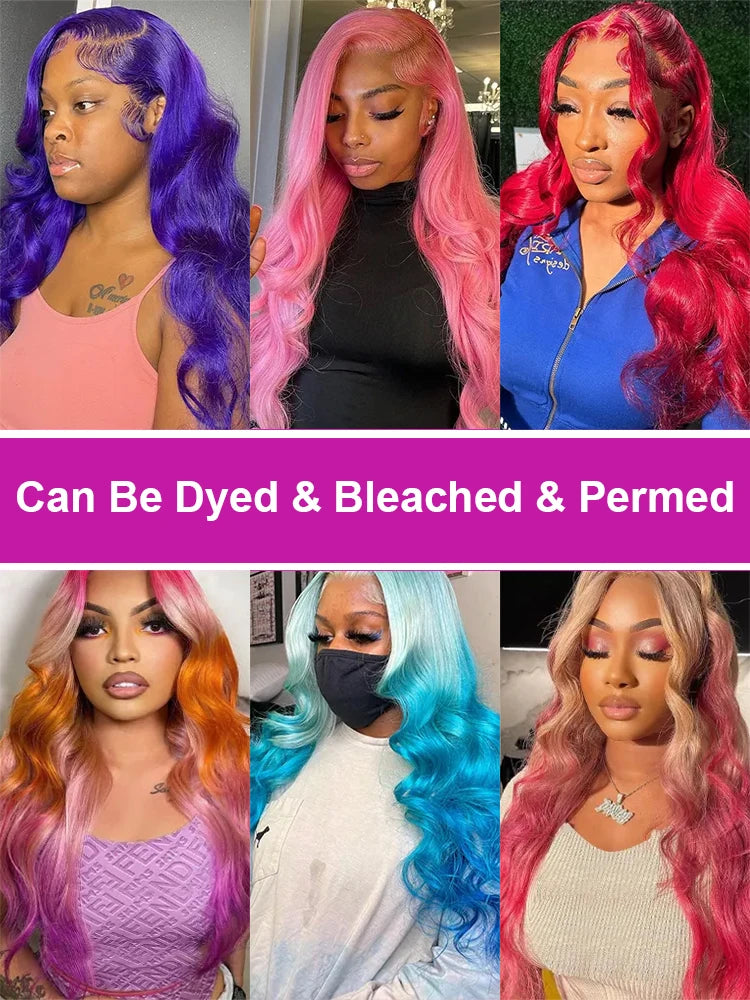 HD Transparent 13x6 Lace Front Wig - 613 Honey Blonde Body Wave. Soft, Glueless Brazilian Human Hair with Natural Hairline.z xx