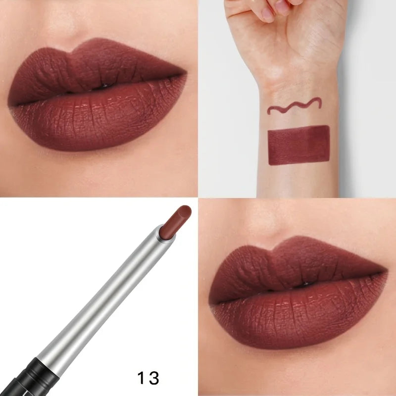 Everlasting Matte Lip Liner & Contour Pencil – 24H Waterproof Wear