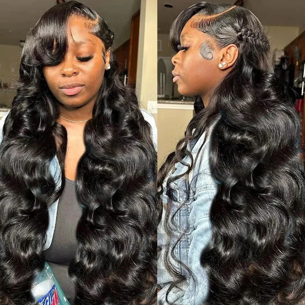 Premium Brazilian Virgin Body Wave Hair | 100% Human Hair Weave Extensions – Natural Black