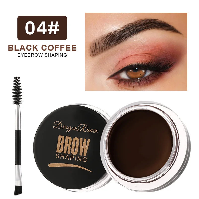 Dragon Ranee Wild Eyebrow Styling Cream: 3D Feathery Brow Soap & Clear Setting Wax