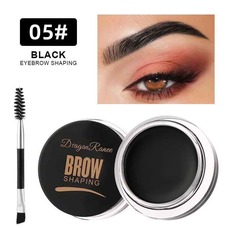 Dragon Ranee Wild Eyebrow Styling Cream: 3D Feathery Brow Soap & Clear Setting Wax