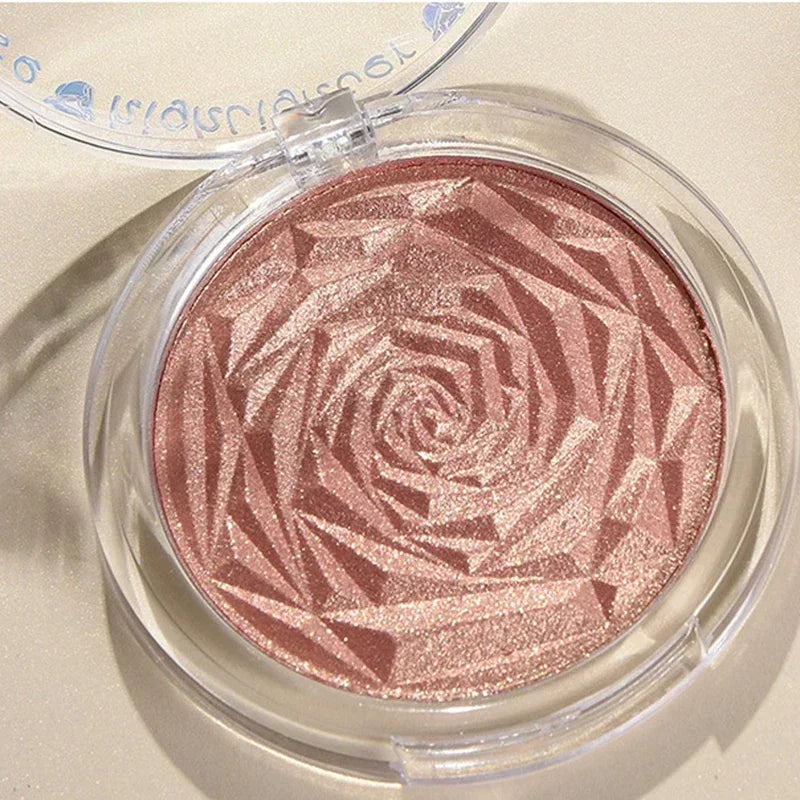 Diamond Glow Highlighter Palette – Ultra-Concentrated Shimmer & Contour