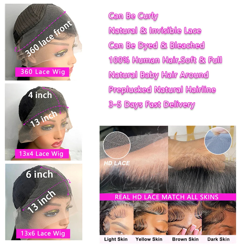 99J Burgundy 13x6 HD Lace Frontal Wig – 250% Density Brazilian Straight Human Hair (30-40")