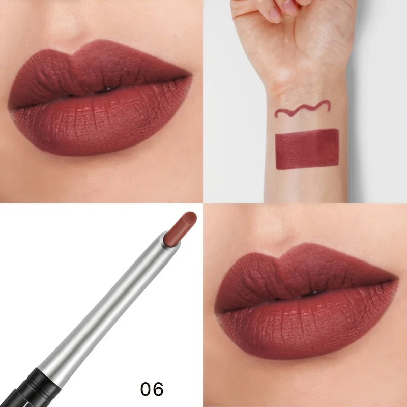 Everlasting Matte Lip Liner & Contour Pencil – 24H Waterproof Wear