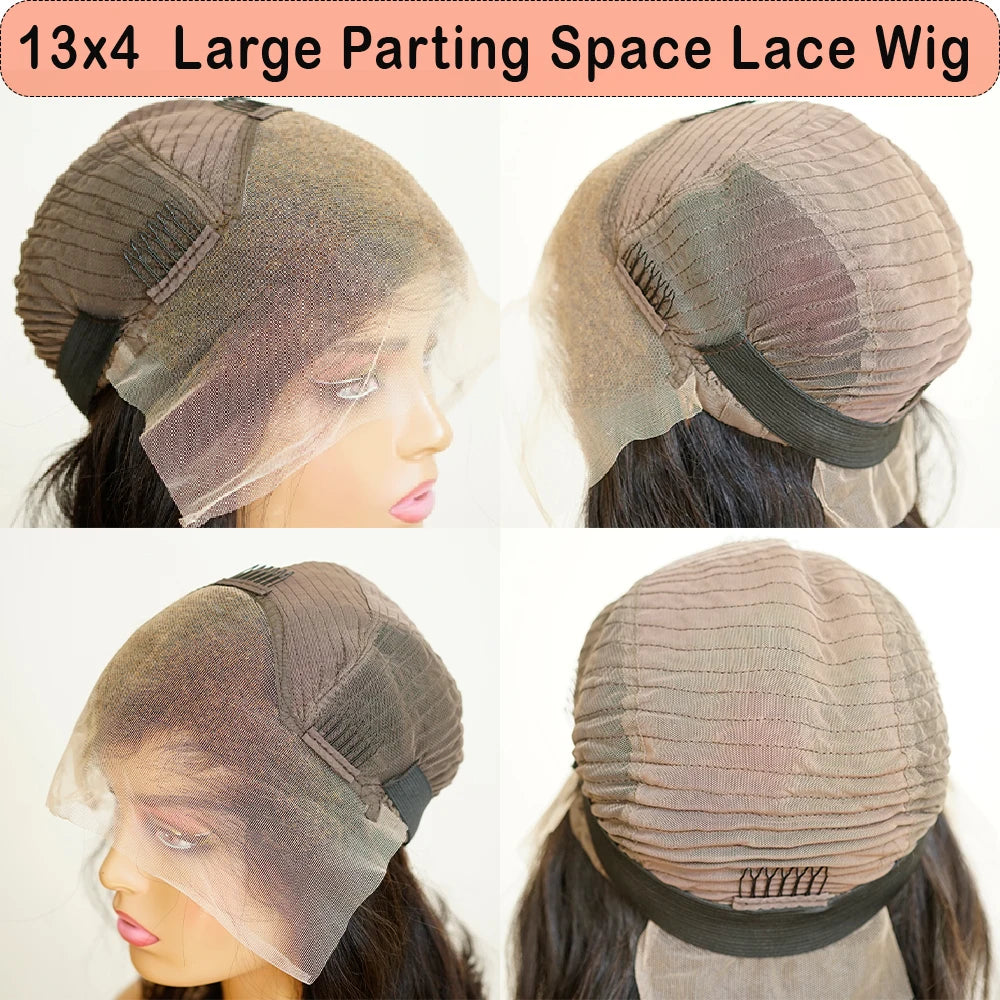 Lagos Hairline: 13x4 Invisible Lace Loose Deep Wave Wig (250% Density)