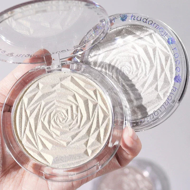 Diamond Glow Highlighter Palette – Ultra-Concentrated Shimmer & Contour