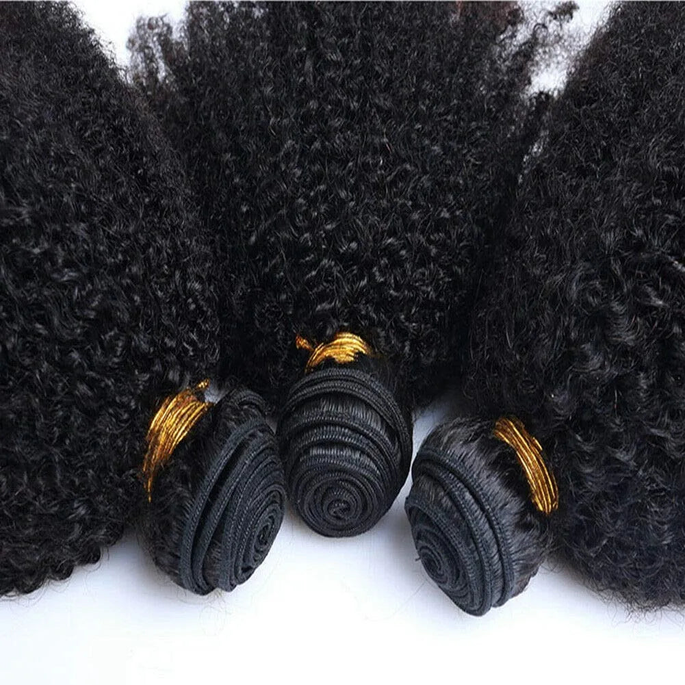 10A Brazilian Afro Kinky Curly Bundles | 100% Virgin Jerry Curl Human Hair