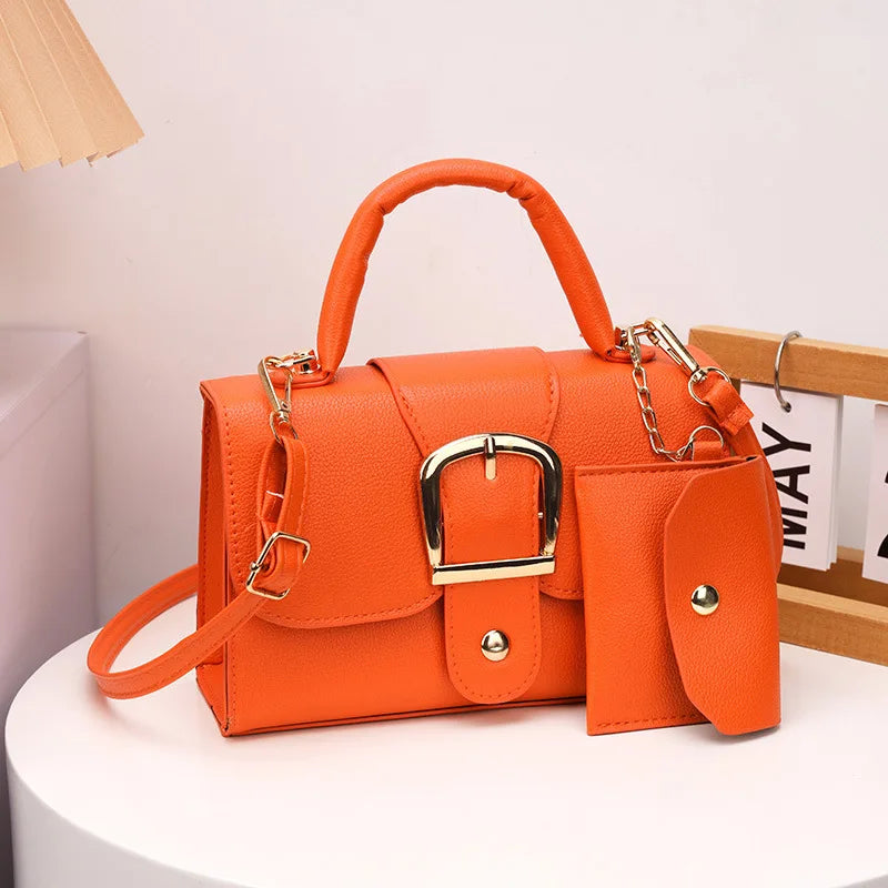 Modern Square Crossbody Bag for Women – Minimalist PU Leather Camera Bag with Adjustable Strap – Stylish Small Handbag for Daily Commute & Travel