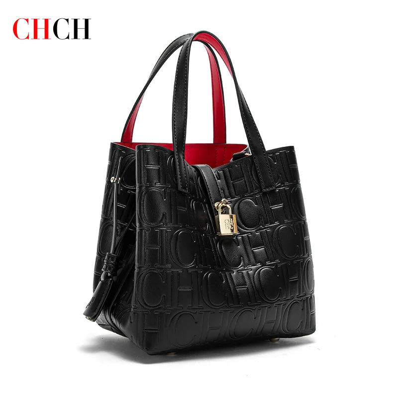 Luxury Embossed Leather Tote Bag for Women ✨