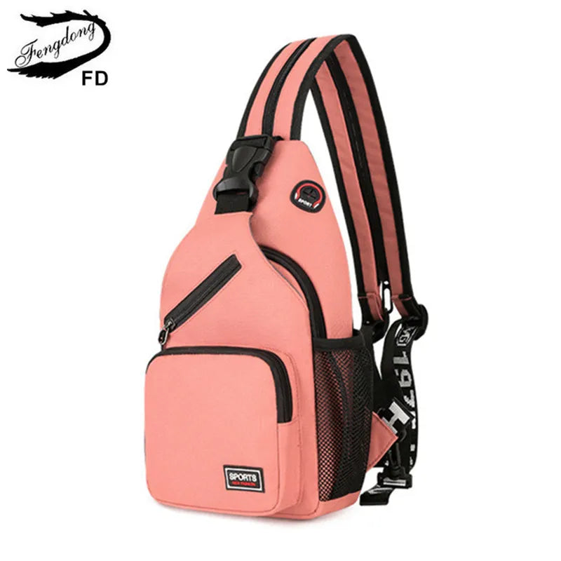 Anti-Theft Chest Crossbody Bag for Women – Small Travel Shoulder Bag for Phone, Keys & Passport