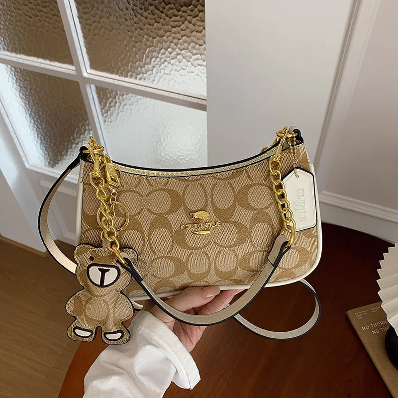 Retro Small Square Crossbody Bag – Elegant Vegan Leather Handbag for Women