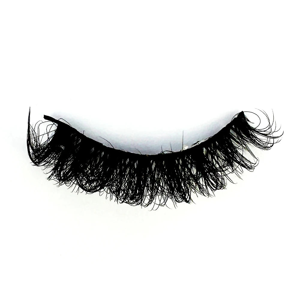 3D Wispy Cat Eye Lashes – D Curl Fluffy Manga-Style Lash Set (5 Pairs)