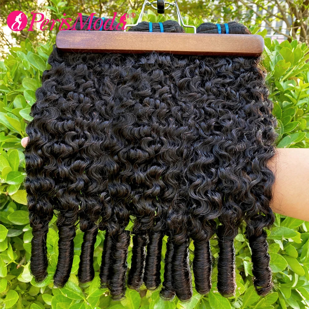 Burmese Curly Human Hair Bundles | 100% Virgin Weave Extensions (1/3/4 Piece Deals)