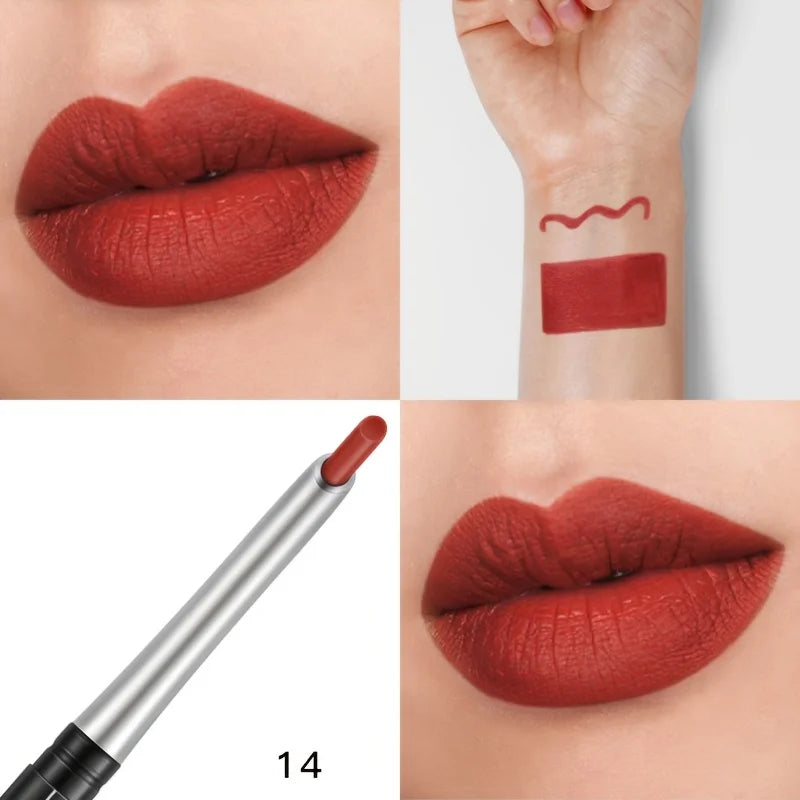 Everlasting Matte Lip Liner & Contour Pencil – 24H Waterproof Wear