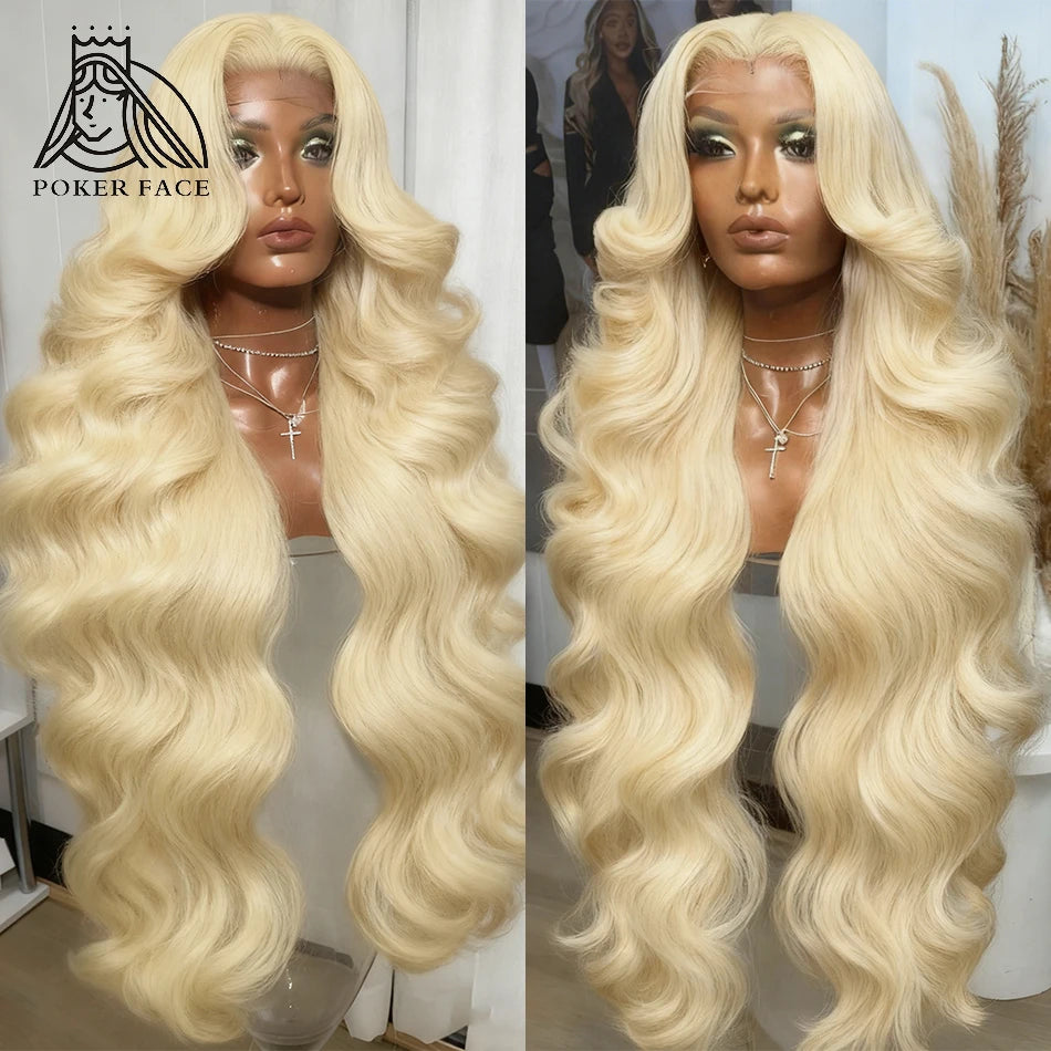 Ultra-Long 30-40” Honey Blonde Body Wave Wig | Melted HD Transparent Lace | 100% Virgin Human Hair Frontal
