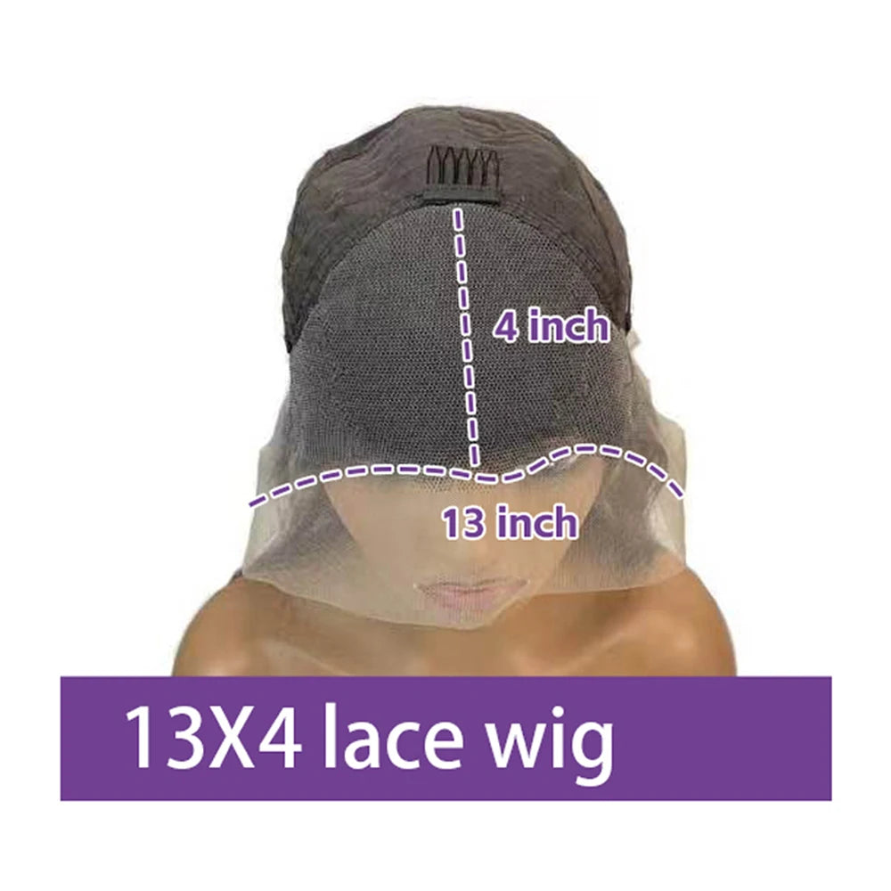 Wiglovie Chocolate Brown Body Wave HD Lace Frontal Wig - 30-40 Inch Brazilian Human Hair - 13x4 / 13x6 Pre-Plucked Hairline