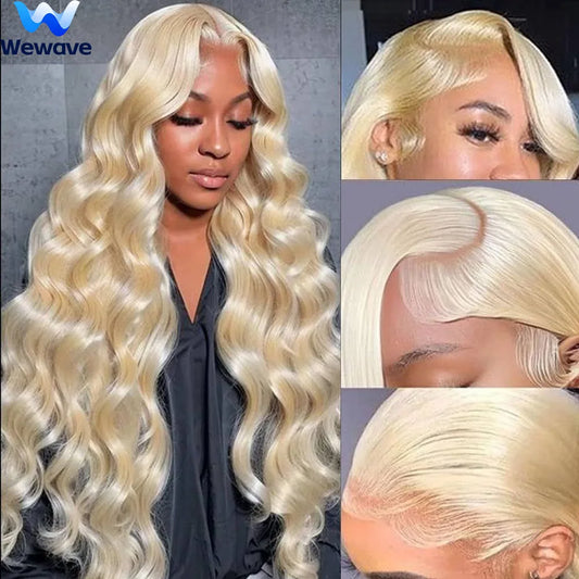 613 Blonde Body Wave HD Lace Front Wig by Wewave - 100% Brazilian Human Hair - 13x4 & 13x6 Frontal with Baby Hair