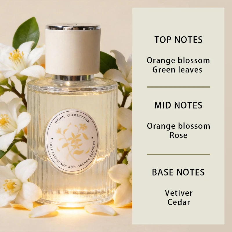 Hope Christine Orange Blossom Eau de Parfum - 50ml | Long-Lasting Floral Fragrance for Women