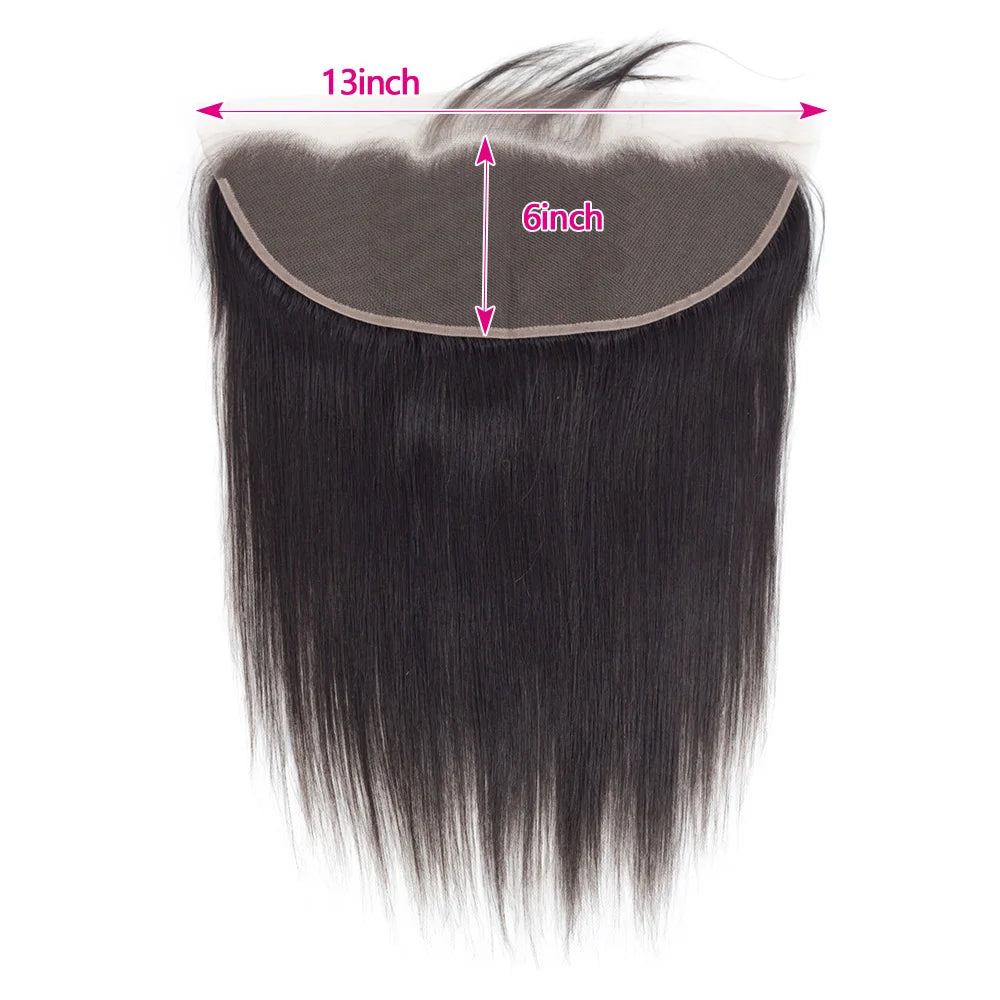 Straight Brazilian Human Hair Wig – HD Lace Frontal 13x6, 13x4 & Lace Closures (4x4, 5x5, 6x6, 2x6) – Pre-Plucked Natural Hairline