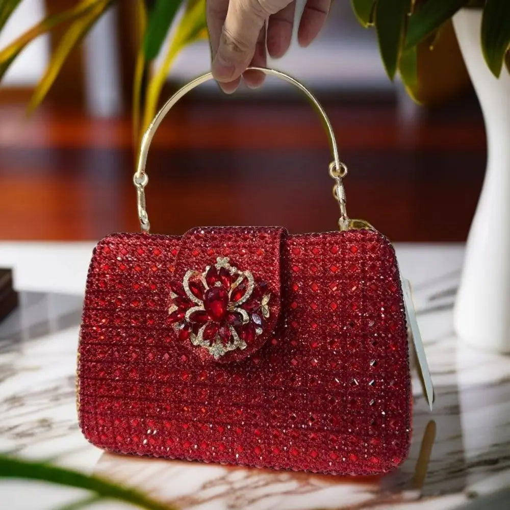 Crystal Rhinestone Evening Clutch – Luxury Wedding & Party Handbag for Women